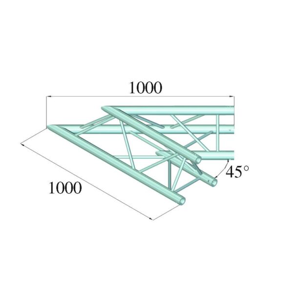 ALUTRUSS TRILOCK 6082AC-19 2-Way Corner 45°