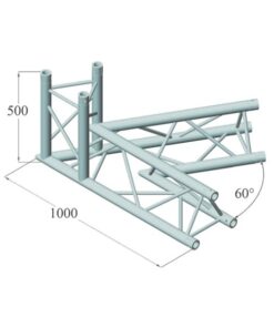 ALUTRUSS TRILOCK 6082AC-20-3 3-Way Corner 60°