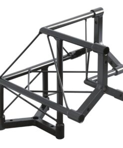 Corner 90° down right, apex up Triangolare, metallo, Deco-20