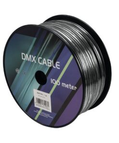 EUROLITE DMX cable 2x0.22 100m bk