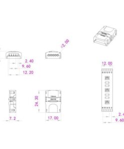 EUROLITE LED Strip Power Contact 5Pin 12mm