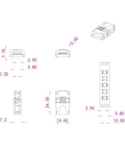 EUROLITE LED Strip flexible Connector 3Pin 10mm