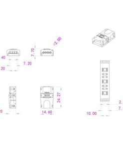 EUROLITE LED Strip flexible Connector 4Pin 10mm