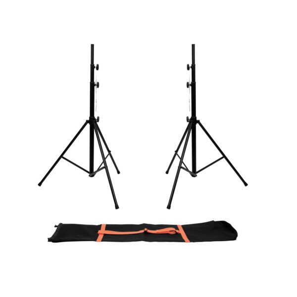 EUROLITE Set 2x LS-1 EU Steel + Carrying bag