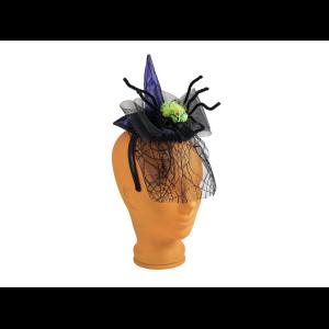 EUROPALMS Halloween Costume Witch Hat with Spider
