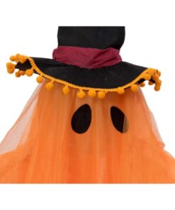 EUROPALMS Halloween Figure Ghost with Witch Hat, 150cm