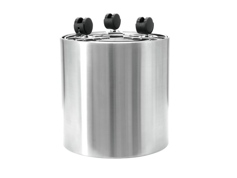 EUROPALMS STEELECHT-40, stainless steel pot, Ø40cm