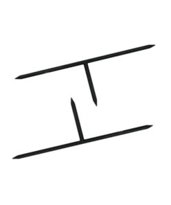 EUROPALMS Silhouette Bunny, white, 56cm