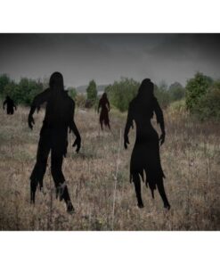 EUROPALMS Silhouette Metal Zombie Man, 135cm