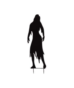 EUROPALMS Silhouette Metal Zombie Woman, 135cm