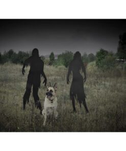 EUROPALMS Silhouette Metal Zombie Woman, 135cm