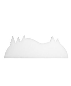 EUROPALMS Winter landscape made of  snow matting, flame retarden