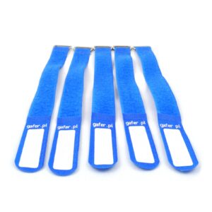 GAFER.PL Tie Straps 25x260mm 5 pieces blue