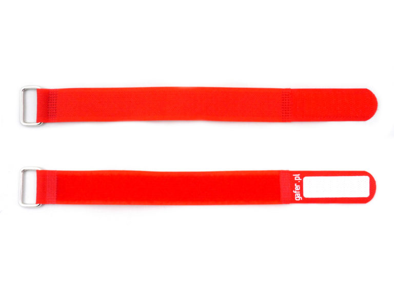 GAFER.PL Tie Straps 25x260mm 5 pieces red