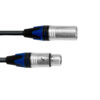 PSSO DMX cable XLR COL 3pin 5m bk Neutrik