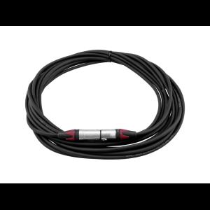 PSSO XLR cable COL 3pin 7.5m bk Neutrik