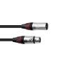 PSSO XLR cable COL 3pin 7.5m bk Neutrik