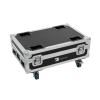 ROADINGER Flightcase 4x AKKU BAR-6 Glow QCL Flex QuickDMX with c