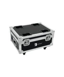 ROADINGER Flightcase 4x AKKU IP UP-4 QuickDMX with charging func