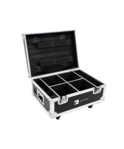ROADINGER Flightcase 4x AKKU IP UP-4 QuickDMX with charging func