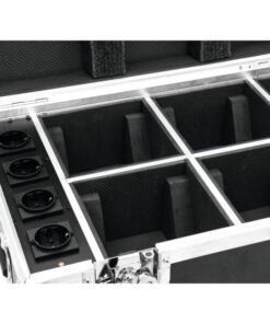 ROADINGER Flightcase 4x AKKU TL-3 Trusslight QuickDMX with charg