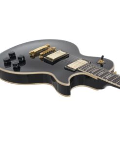 DIMAVERY LP-530 E-Guitar, black/gold