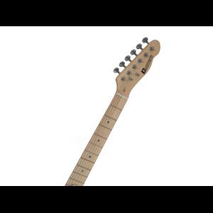 DIMAVERY TL-501 Modern E-Guitar, red sparkle