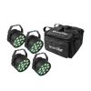 EUROLITE Set 4x LED PARty TCL Spot + Soft-Bag