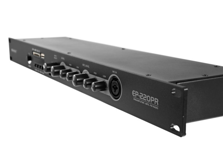 OMNITRONIC EP-220PR Preamplifier with MP3 Player and FM Radio