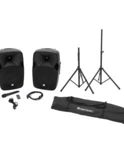 OMNITRONIC Set XFM-212AP + Speaker stand MOVE MK2