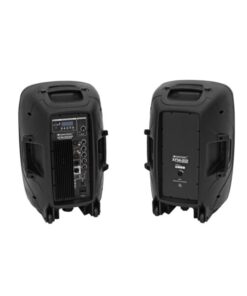 OMNITRONIC XFM-212AP Active 2-Way Speaker Set with Wireless Micr