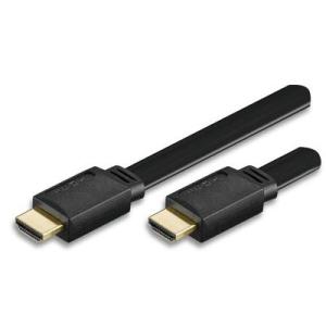 Cavo HDMI High Speed con Ethernet A/A M/M Piatto 1m