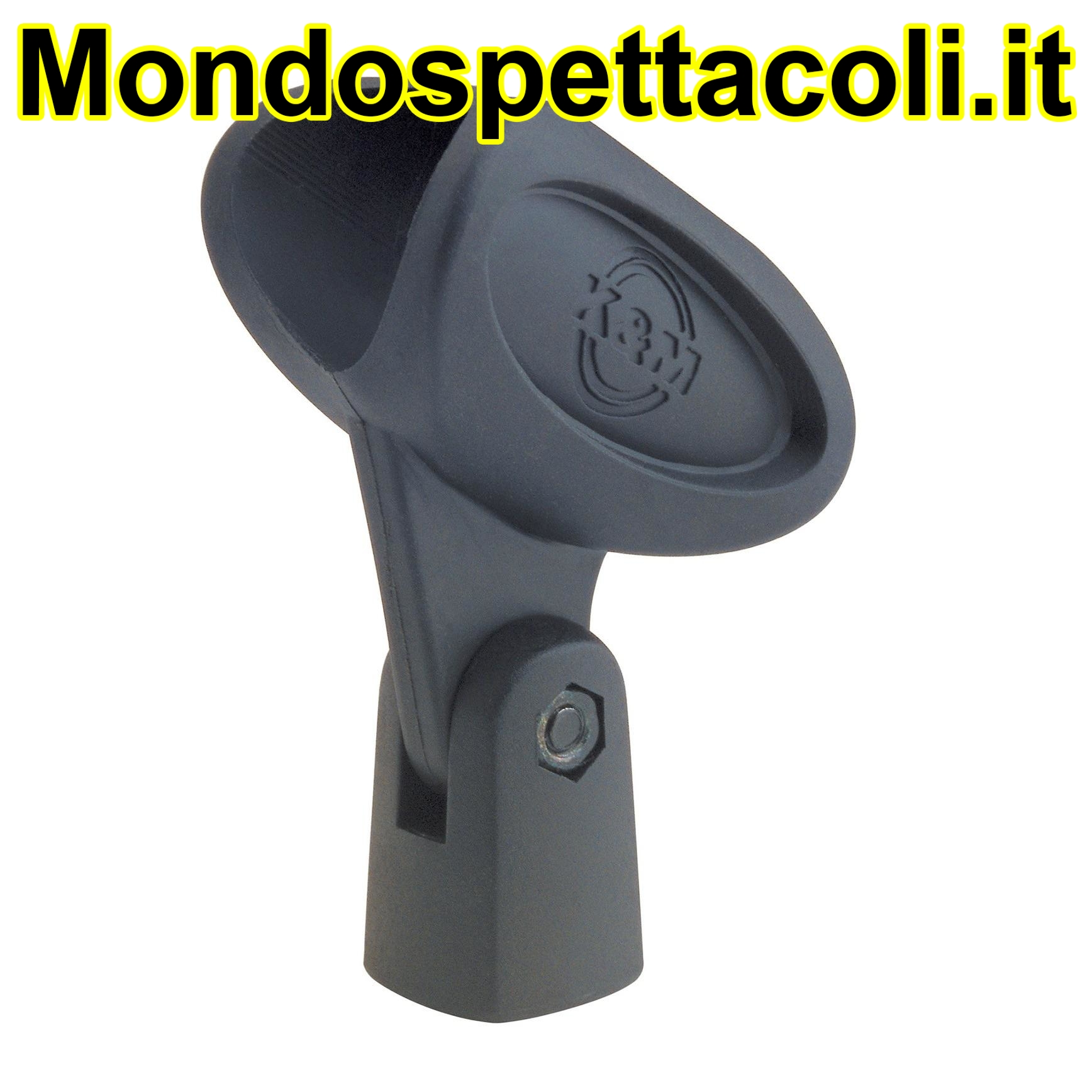 K&M black Microphone clip 85055-500-55