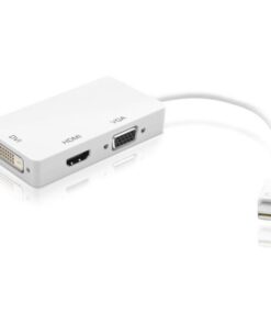 Adattatore 3 in 1 Mini DisplayPort 1.2 (Thunderbolt) a HDMI/DVI/VGA