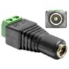 Adattatore Alimentazione DC 2.5 x 5.5 mm Femmina Terminal Block 2 pin