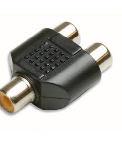 Adattatore Audio 2 RCA Femmina a 1 RCA Femmina