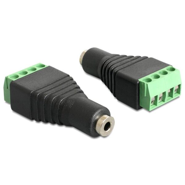 Adattatore Audio 2.5'' Femmina a Terminal Block 4 pin