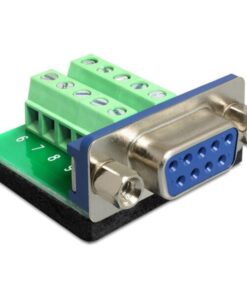 Adattatore DB9 pin Femmina Terminal Block 10 pin