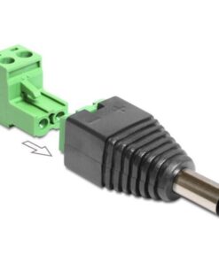 Adattatore DC 2.5x5.5 mm Maschio Terminal Block 2 pin