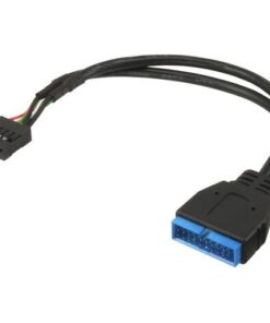 Adattatore Interno USB 3.0 2x10pin M / USB2.0 2x5pin F 15cm