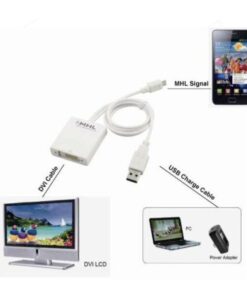 Adattatore MHL a DVI per dispositivi mobili
