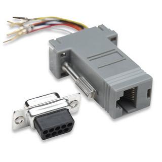 Adattatore Modulare DB 9p.F / RJ45 8 fili