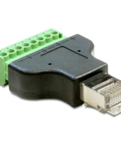 Adattatore RJ45 Maschio Terminal Block 8 pin