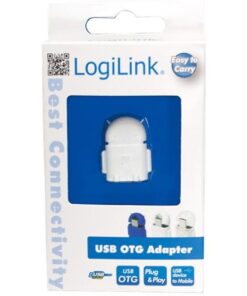 Adattatore USB 2.0 OTG MicroB M / A F per Smartphone/Tablet Bianco