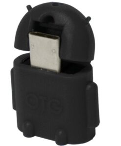 Adattatore USB 2.0 OTG MicroB M / A F per Smartphone/Tablet Nero