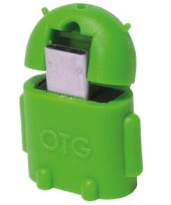 Adattatore USB 2.0 OTG MicroB M / A F per Smartphone/Tablet Verde