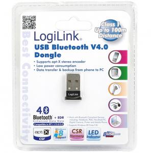 Adattatore USB Bluetooth 4.0, Dongle Class 1 + EDR