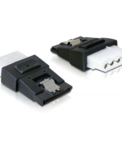Adattatore di Alimentazione 4 pin Molex F a SATA 15 pin F con Clip