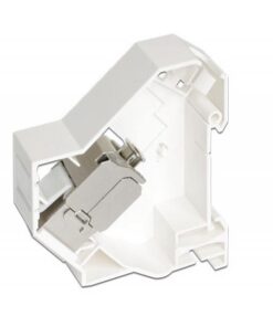 Adattatore su barra DIN per modulo RJ45 Keystone
