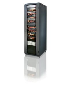 Armadio NetRack 19'' 600x600 24 Unità Nero da Assemblare